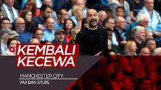 Berita video Manchester City harus kembali dikecewakan oleh VAR (Video Assistant Referee) dan Tottenham Hotspur. Kali ini pada pekan kedua Premier League 2019-2020, Sabtu (17/8/2019).