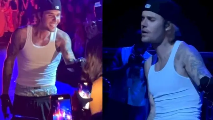 Dibayar Rp162 Miliar, 6 Gaya Santai Justin Bieber Pakai Celana Kendur saat Manggung di Pesta Sangeet Pernikahan Anak Crazy Rich India Anant