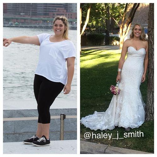 Before dan After diet Haley/ instagram.com/haley_j_smith