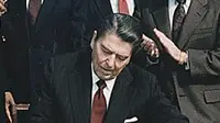 Presiden AS Ronald Reagan (@DavidPriess/Twitter).