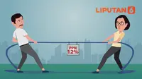 Banner Infografis Tarik Ulur Rencana Kenaikan PPN 12 Persen di Januari 2025. (Liputan6.com/Abdillah)