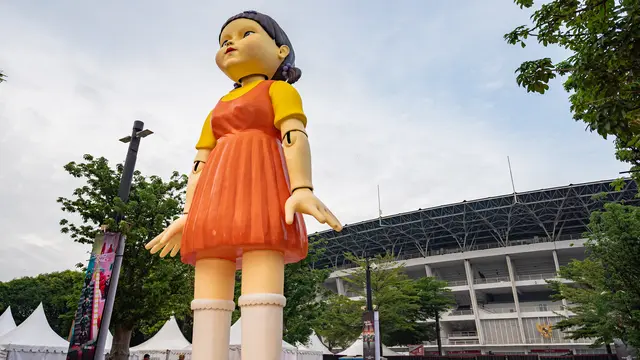 Gelora Bung Karno Jadi Arena Red Light Green Light Terpanjang di Asia untuk Sambut Squid Game 2 (Dok/Netflix Indonesia)