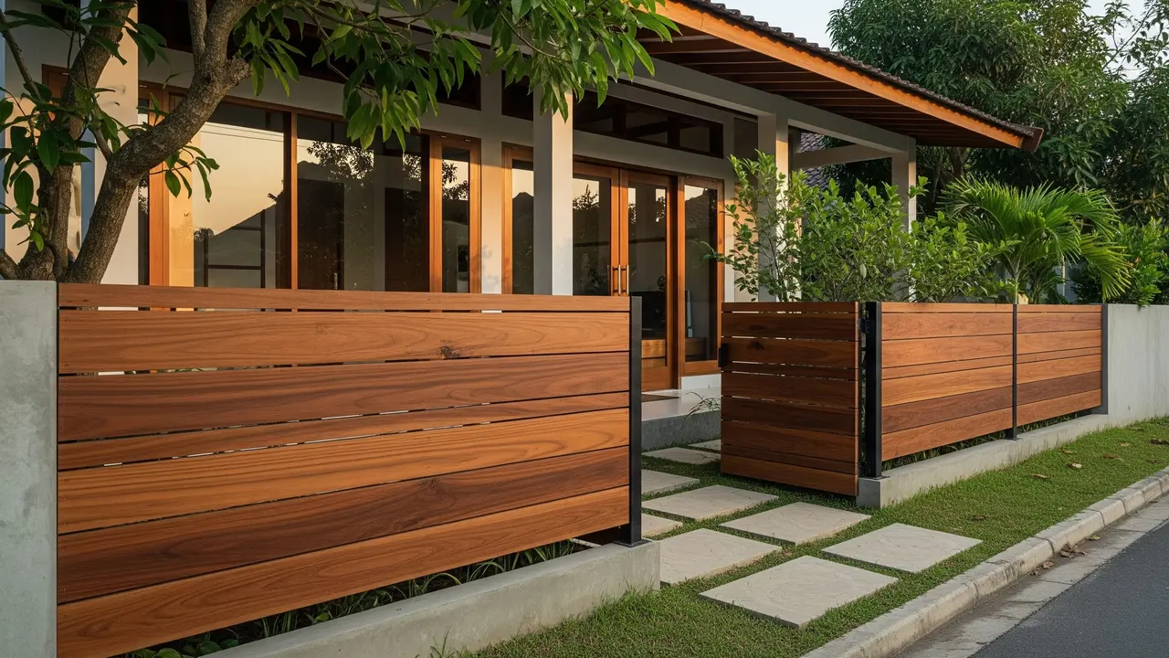 Model Pagar Rumah Kecil Tapi Kokoh dan Elegan