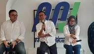 Konferensi pers PT MRT Jakarta, Kamis (16/5/2024). (Foto: Liputan6.com/Arief Rahman)