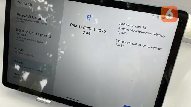 Tablet Itel Vista Tab 30 (Liputan6.com/ Agustin Setyo Wardani)