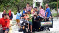Banjir di Pekalongan. (Liputan6.com/Fajar Eko Nugroho)