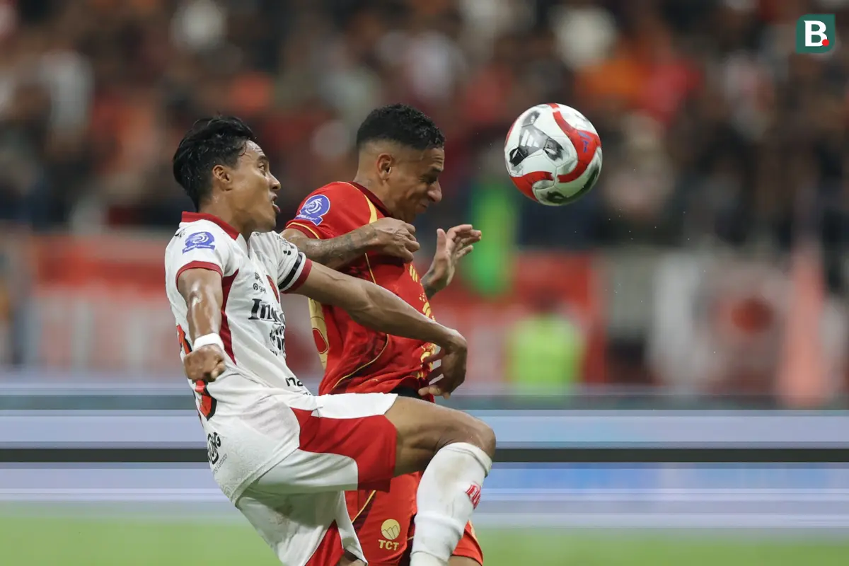 Bruno Tubarao dan I Made Andhika Wijaya - Persija Vs Bali United di BRI Super League 2025/2026