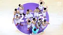 Pebasket putra Indonesia usai dikalahkan Korea pada babak penyisihan Grup A Basket Putra Asian Games 2018 di Jakarta, Selasa (14/8). Indonesia kalah 65-104. (Liputan6.com/Helmi Fithriansyah)