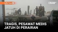 Pesawat Angkatan Laut Meksiko Jatuh di Lepas Pantai Texas, Lima Orang Tewas