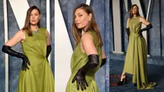 Penampilan mantan petenis Russia, Maria Sharapova saat menghadiri Vanity Fair Oscar Party 2023 di Wallis Annenberg Center for the Performing Arts, Beverly Hills, California, 13 Maret 2023 WIB. (AFP/Getty Images/Amy Sussman)