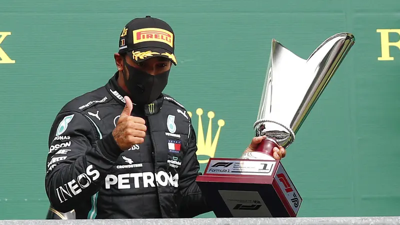 FOTO: Lewis Hamilton Terdepan di F1 GP Belgia 2020