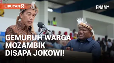 Merakyat, Jokowi Pakai Ikat Kepala Tradisional Afrika