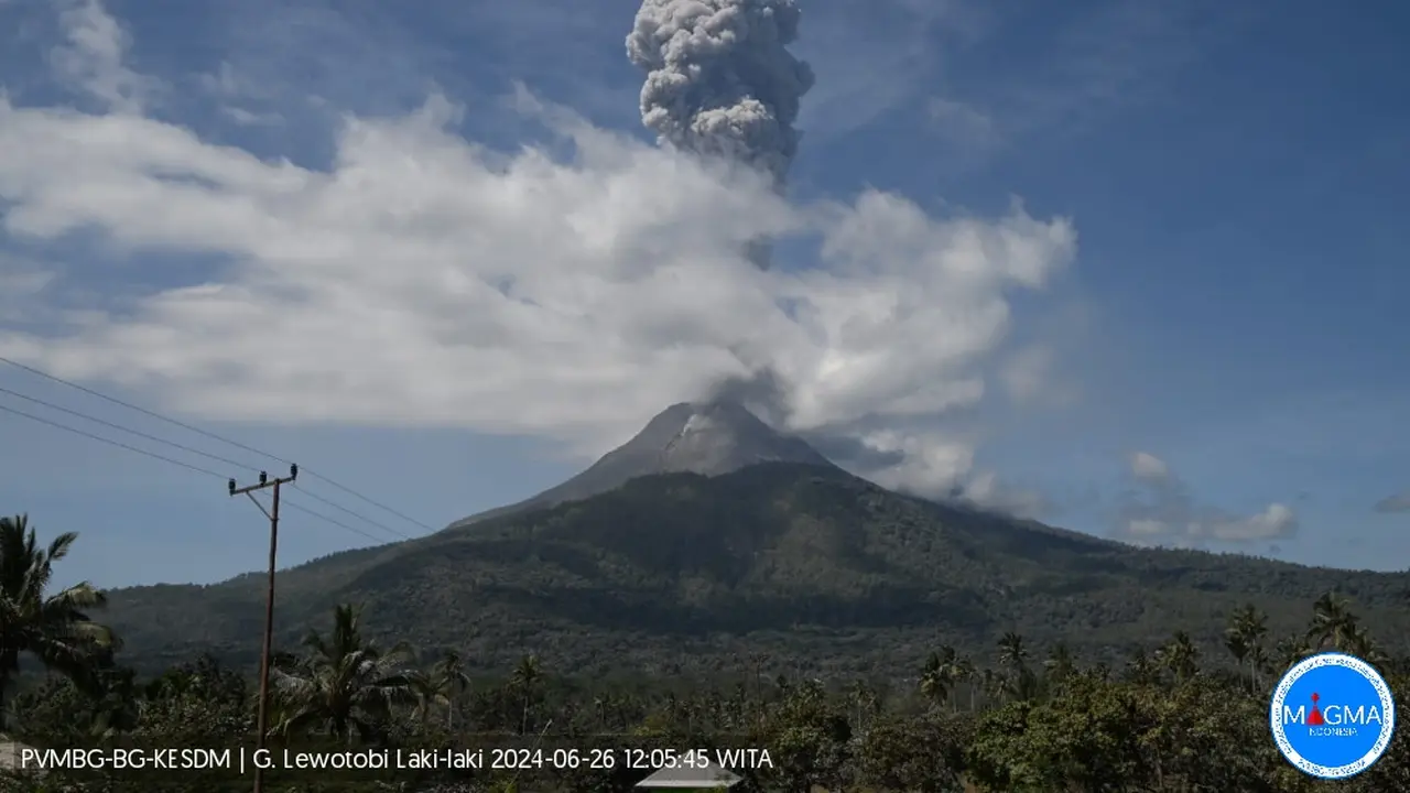 Gunung Lewotobi Laki-laki