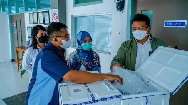 PT SIER bakal menggelar vaksin gotong royong jenis Sinopharm. (Dian Kurniawan/Liputan6.com)