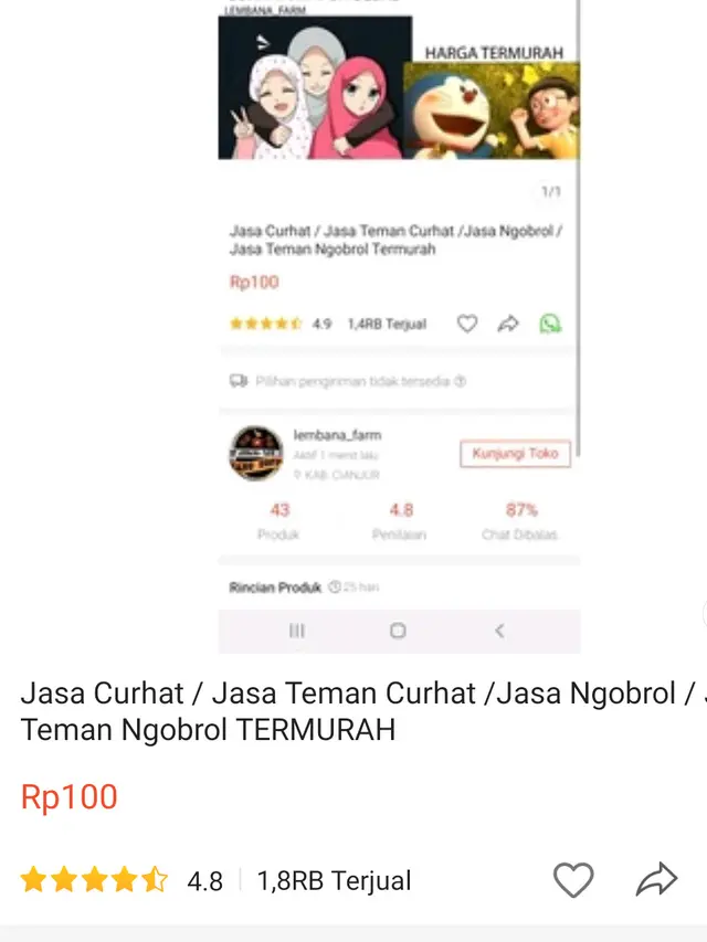 6 Pedagang Jual Jasa Nyeleneh di Online Shop Ini Bikin Tepuk Jidat