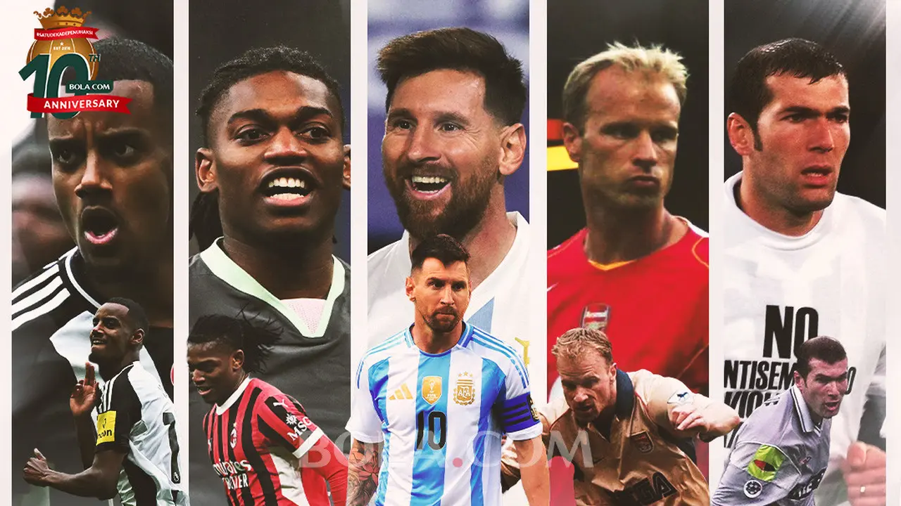 Artikel 10 Tahun Bola.com - Pemain dengan Assist Paling Ciamik