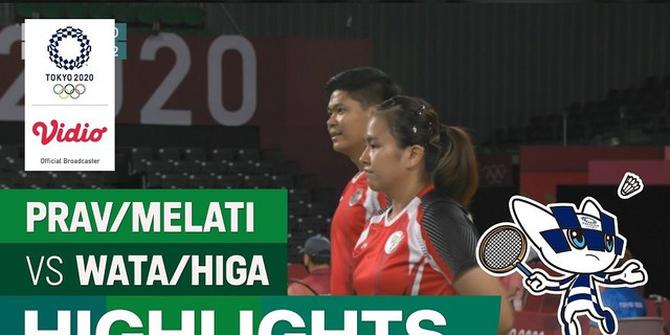 VIDEO: Praveen Jordan / Melati Daeva Oktavianti Takluk dari Wakil Jepang di Olimpiade Tokyo 2020