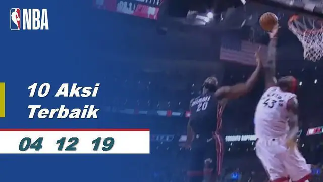 VIDEO: 10 Aksi Pemain Terbaik NBA 4 Desember 2019