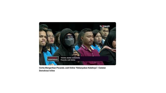 Cek fakta narasumber promosi situs judol di stasiun TV berita