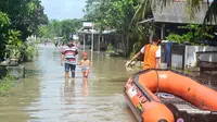 Ilustrasi – Banjir di Sidareja, Cilacap. (Foto: Liputan6.com/Muhamad Ridlo)