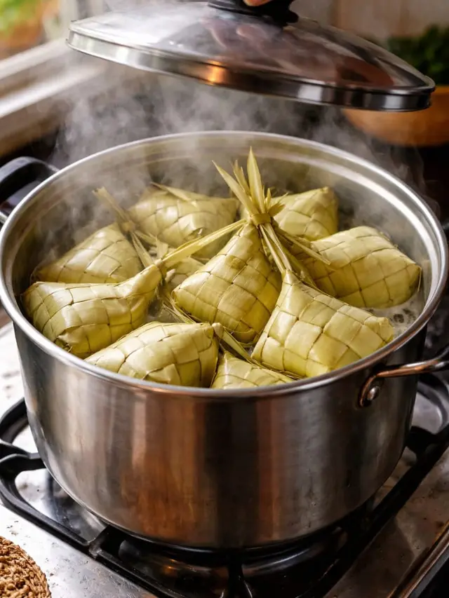 Mengukus Ketupat