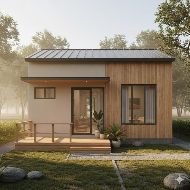 Desain Rumah Type 21 Minimalis Gaya Japandi