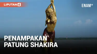 Patung Shakira Didirikan di Kampung Halamannya di Kolombia