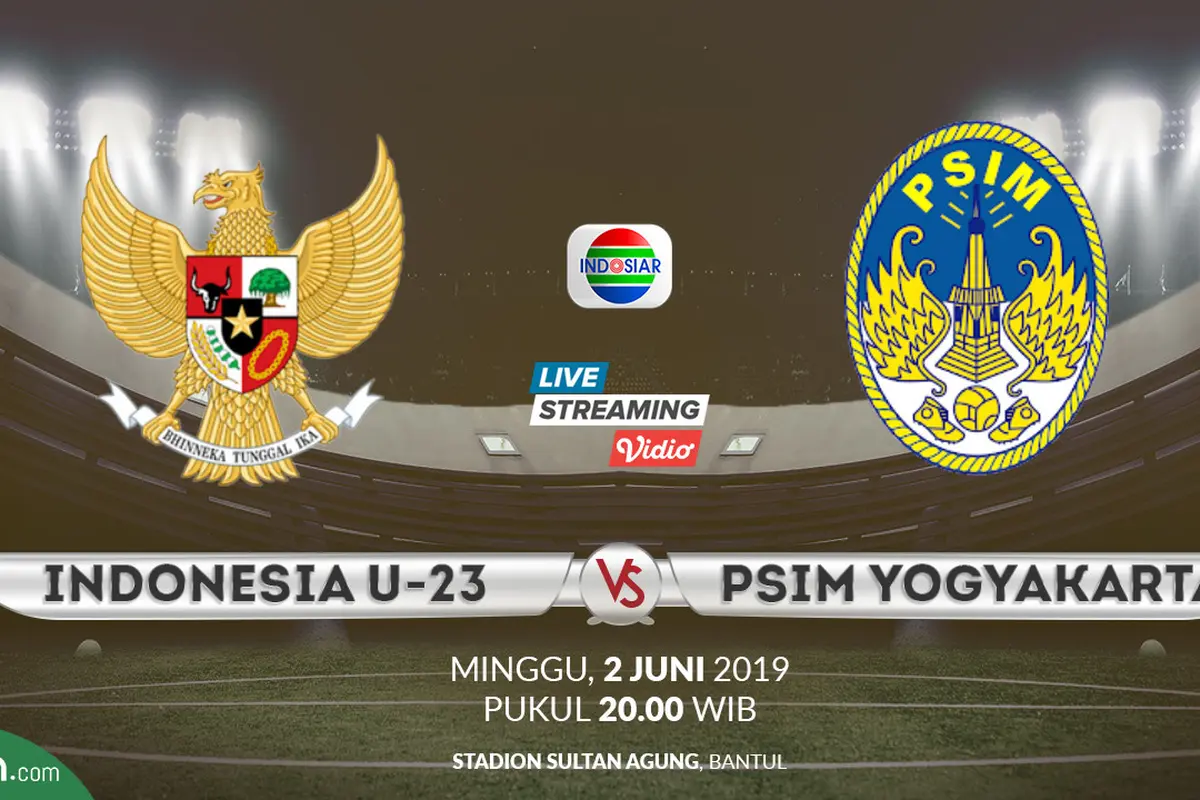 Indonesia U-23 Vs PSIM Yogyakarta