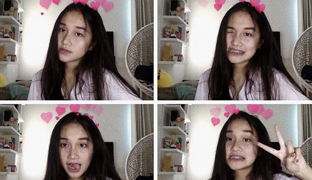 Gadis kelahiran 2003 ini merupakan penggemar grup K-pop seperti BTS dan SEVENTEEN. (Liputan6.com/IG/@salshabillaadr)