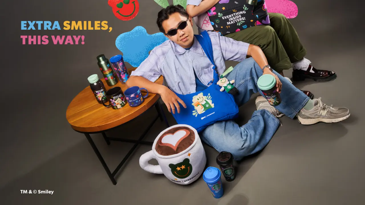 Rayakan Diri Sendiri bersama Koleksi Ceria Starbucks dan S.W.Smiley [Dok/Starbucks]