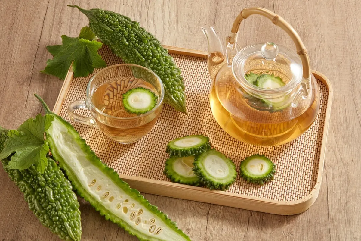 pare teh minuman herbal