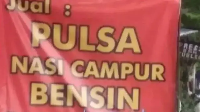 Kumpulan Potret Lucu Pedagang Bensin Eceran yang Bikin Senyum-Senyum Sendiri (ist)