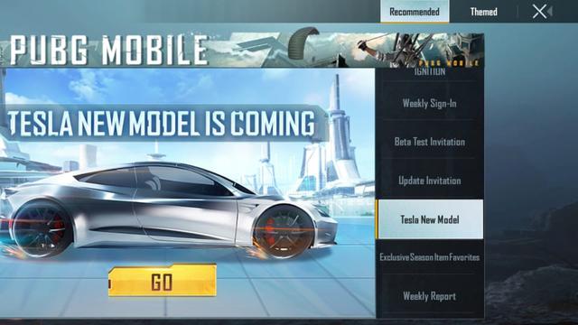 Tesla hadirkan pengalaman baru bagi pemain PUBG Mobile