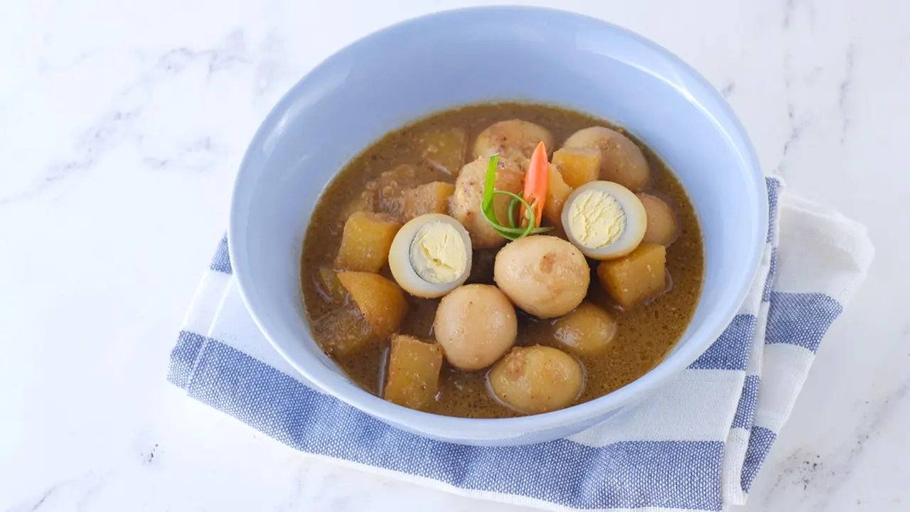 Kentang telut puyuh kecap