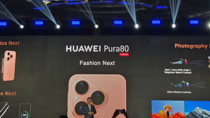 <p>Senior Retail Manager Huawei Device Indonesia, Edy Supartono Huawei saat acara peluncuran Watch GT 6 Pro dan Pura 80 pada Kamis (9/10/2025) di Jakarta. Liputan6.com/Matahari Kartika Purusakara.</p>