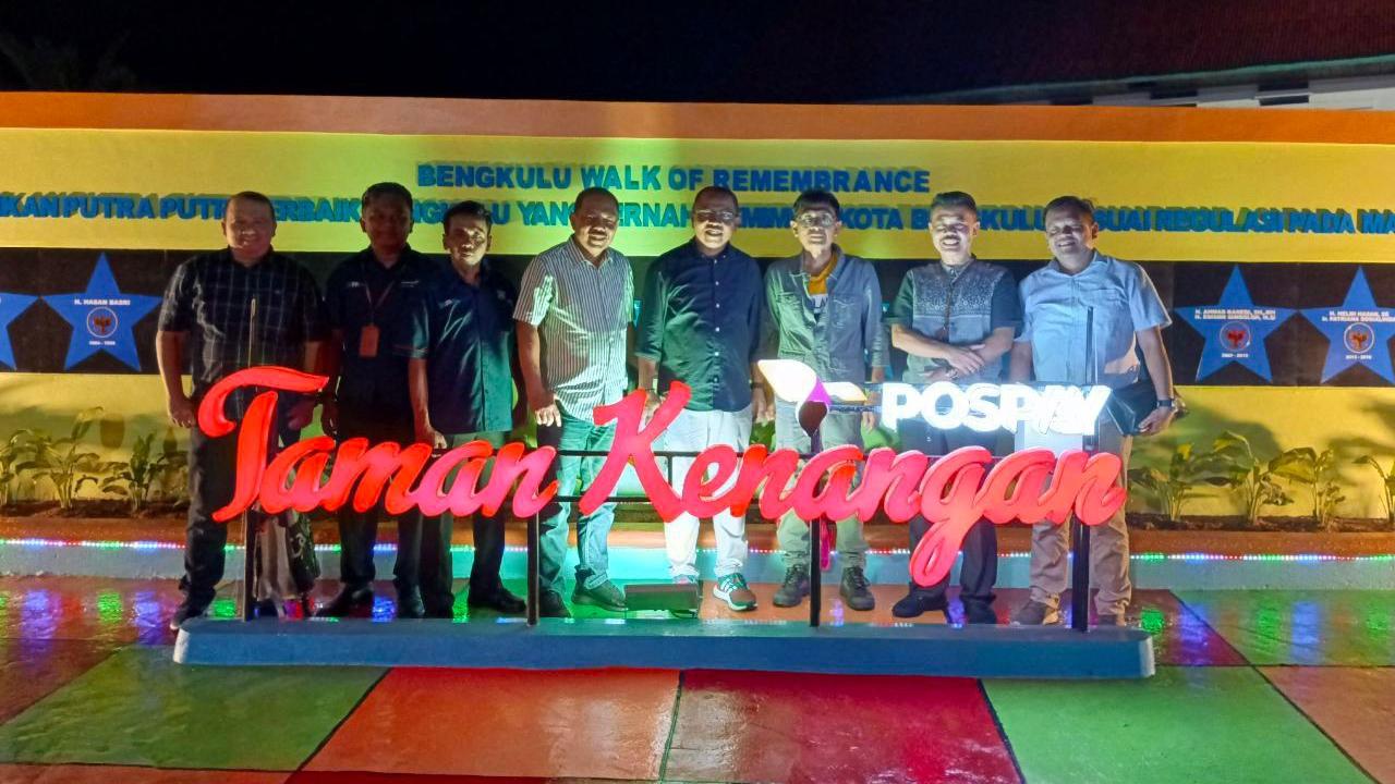 Taman Kenangan bisa menjadi sarana edukasi dan wisata bagi masyarakat.