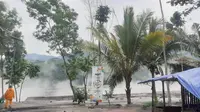 Dusun Sumberlangsep, Desa Jugosari, Lumajang terisolir akibat lahar digingin Gunung Semeru (Istimewa)