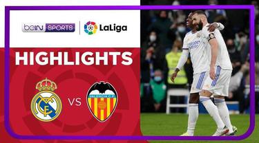 Berita video dua gol dari Karim Benzema dan Vinicius Junior saat Real Madrid menaklukkan Valencia 4-1 pada pekan ke-20 Liga Spanyol (LaLiga) 2021/2022, Minggu (9/1/2022) dinihari WIB.