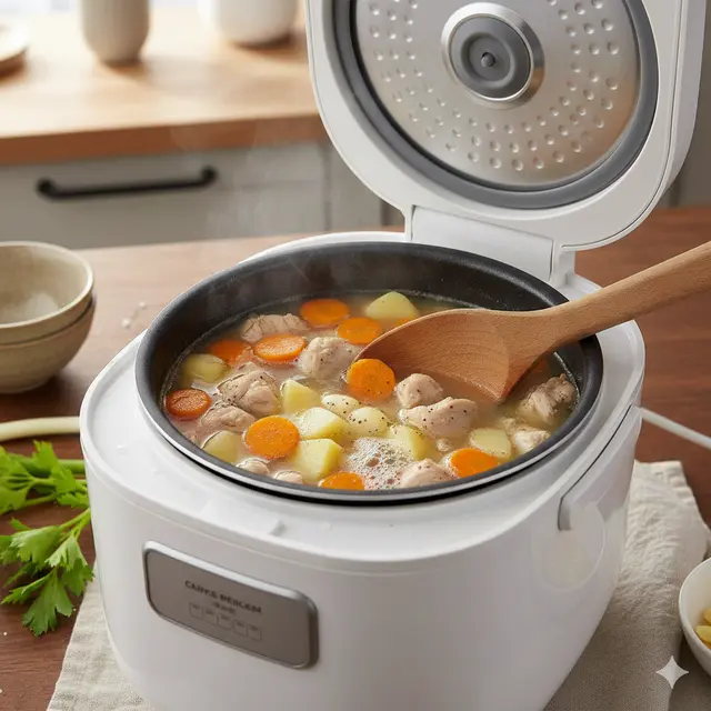 Resep makanan yang bisa dimasak di magic com (Foto: Gemini AI)