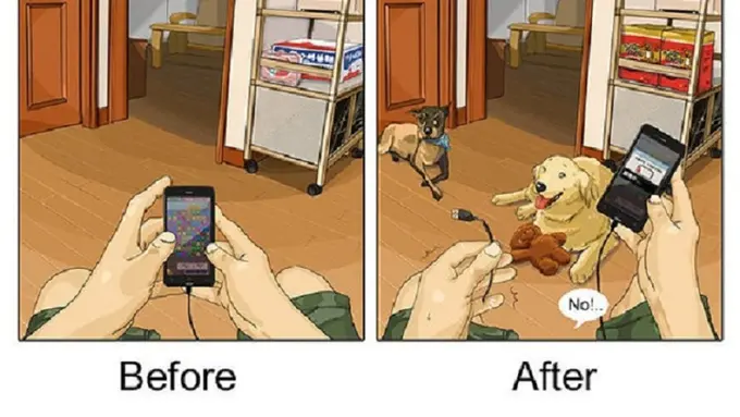 [Bintang] Perbedaan sebelum dan sesudah memiliki anjing