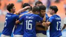Dengan kemenangan ini, timnas Uzbekistan U-17 berhak tampil di perempat final Piala Dunia U-17 2023. (AP Photo/Dita Alangkara)