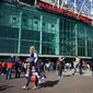 Stadion Manchester United, Old Trafford. (Paul ELLIS / AFP​Lihat detail)