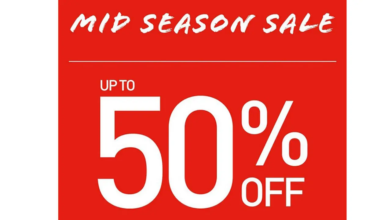 New Look Mid Season Sale 50 Persen, Harga Mulai Rp 50 Ribuan