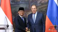 Menlu RI-Rusia Bertemu Jelang Kunjungan Presiden Prabowo