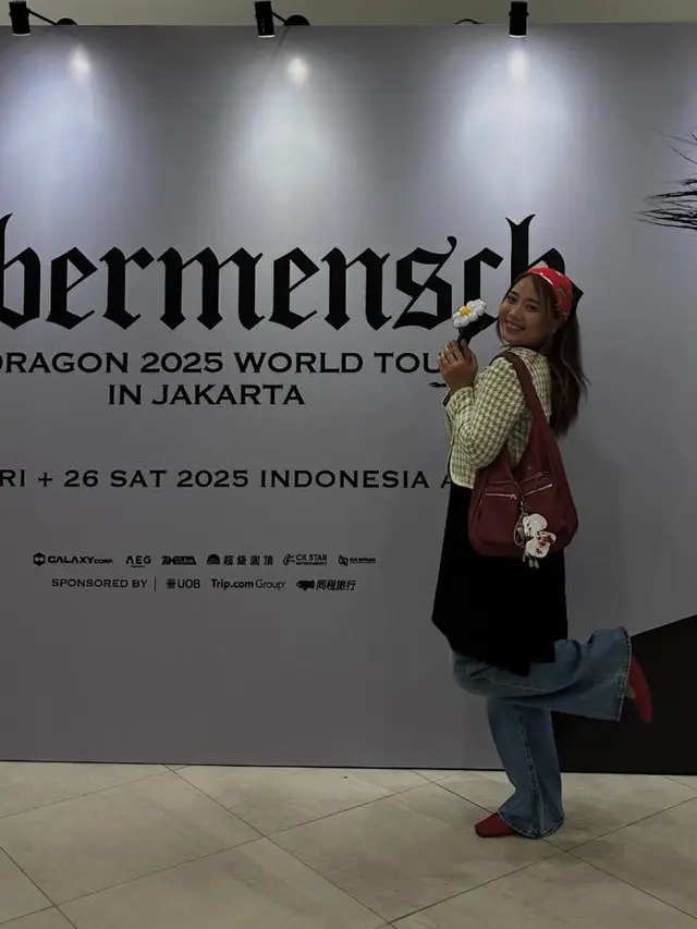 Camillia Azzahra Putri Ridwan Kamil saat Nonton Konser G-Dragon Jakarta. [@camilliaazr]