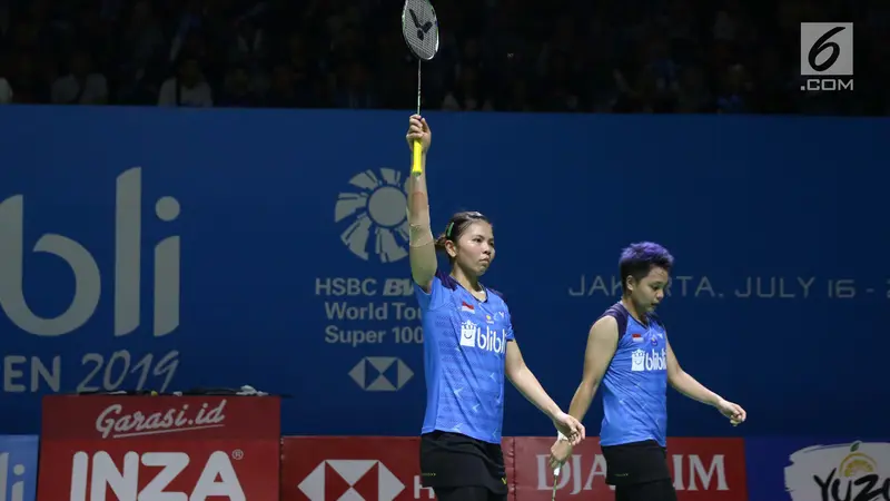 Greysia/Apriyani Kandas di 16 Besar Indonesia Open 2019