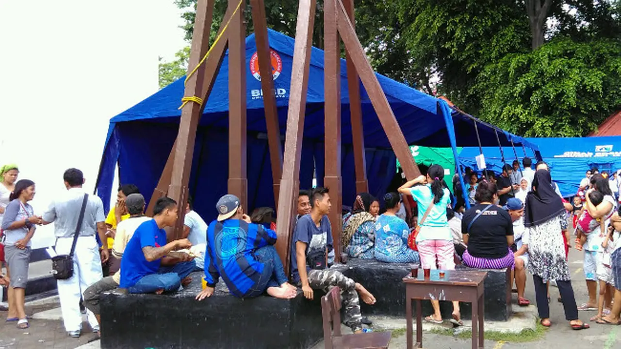 Pengungsi Korban Kebakaran di Pinangsia
