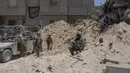 Israel telah melarang jurnalis internasional untuk memasuki Gaza secara independen sejak serangan Hamas pada 7 Oktober yang memicu perang. (AP Photo/Ohad Zwigenberg, Pool)