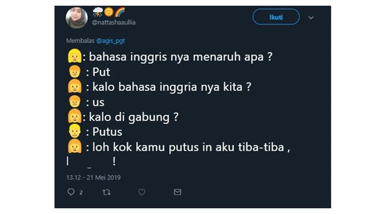 Plesetan Netizen Soal Gabungan Kata Bahasa Inggris ini Bikin Tepok Jidat