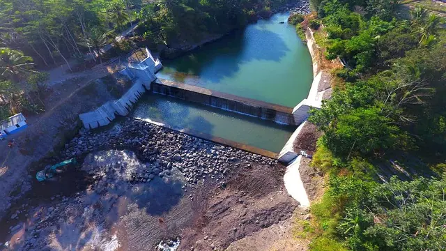 Kementerian PUPR terus melanjutkan pembangunan dan rehabilitasi sabo dam di Jawa Tengah untuk mengantisipasi banjir lahar dari Gunung Merapi. (Dok Kementerian PUPR)